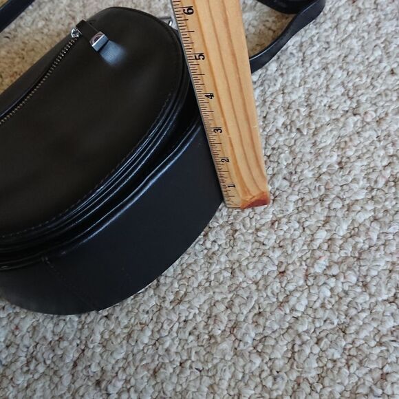 Rebecca Minkoff blabk Saddle Leather Crossbody Bag - Picture 10 of 14